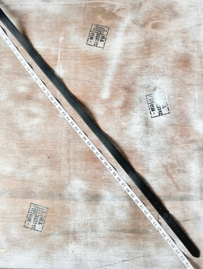 Brown Textured Belt — Gold Buckle (30”)